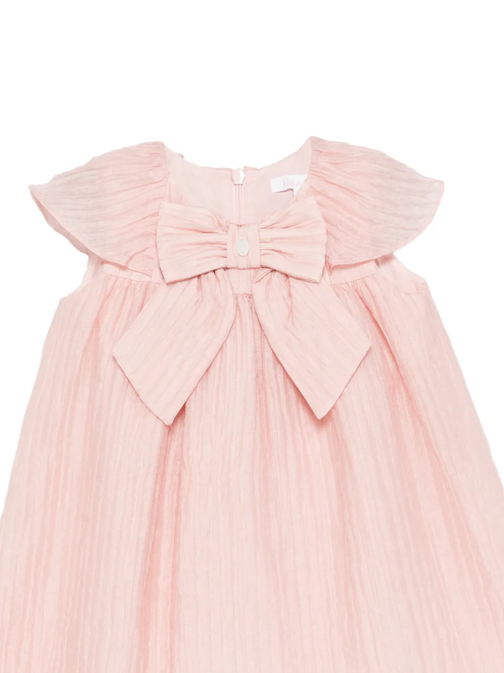 Patachou Jurk met ruches en strikdetail Roze