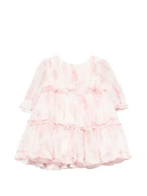 Patachou round-neck ruffled dress