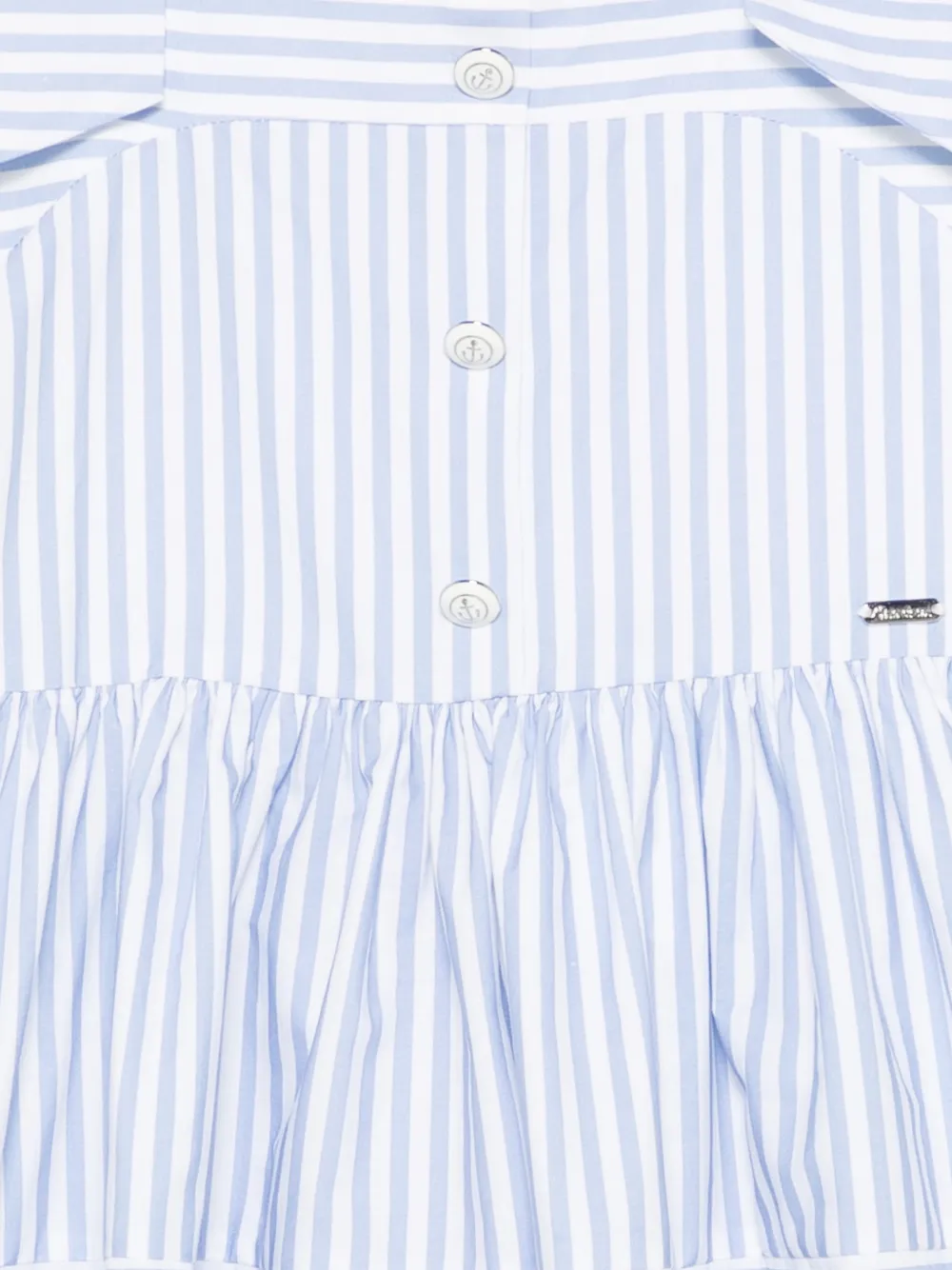 Patachou Gestreepte jurk Blauw