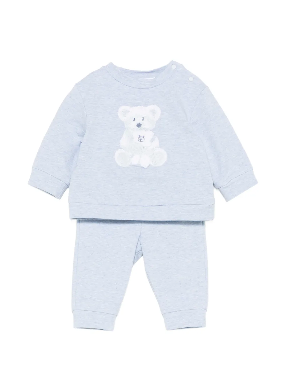Patachou Tuta sportiva con ricamo - Blu