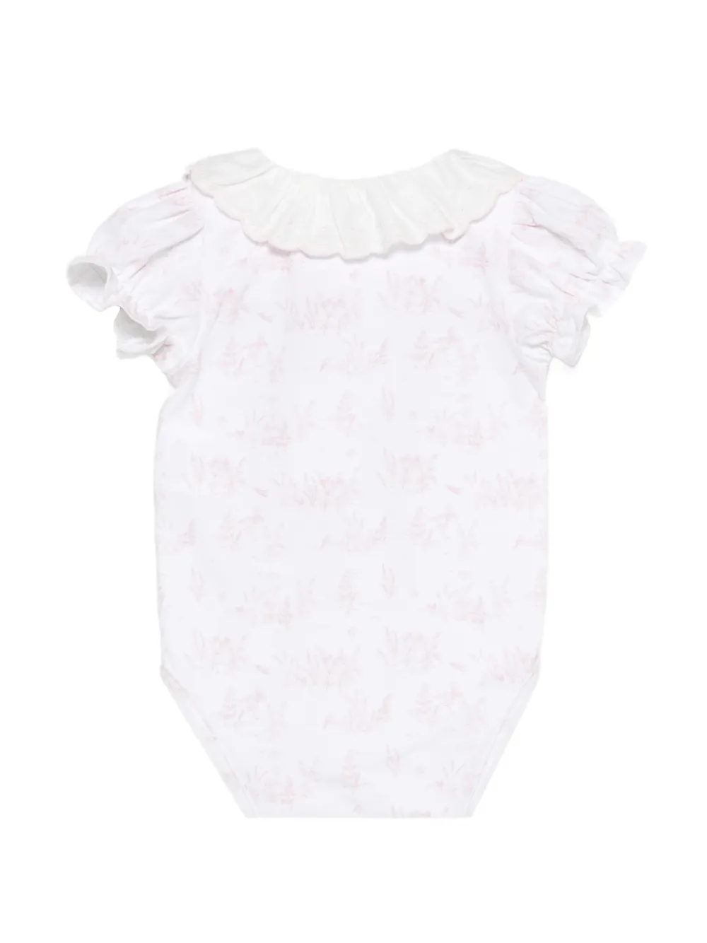 Patachou Toile de Jouy romper met ruches Wit