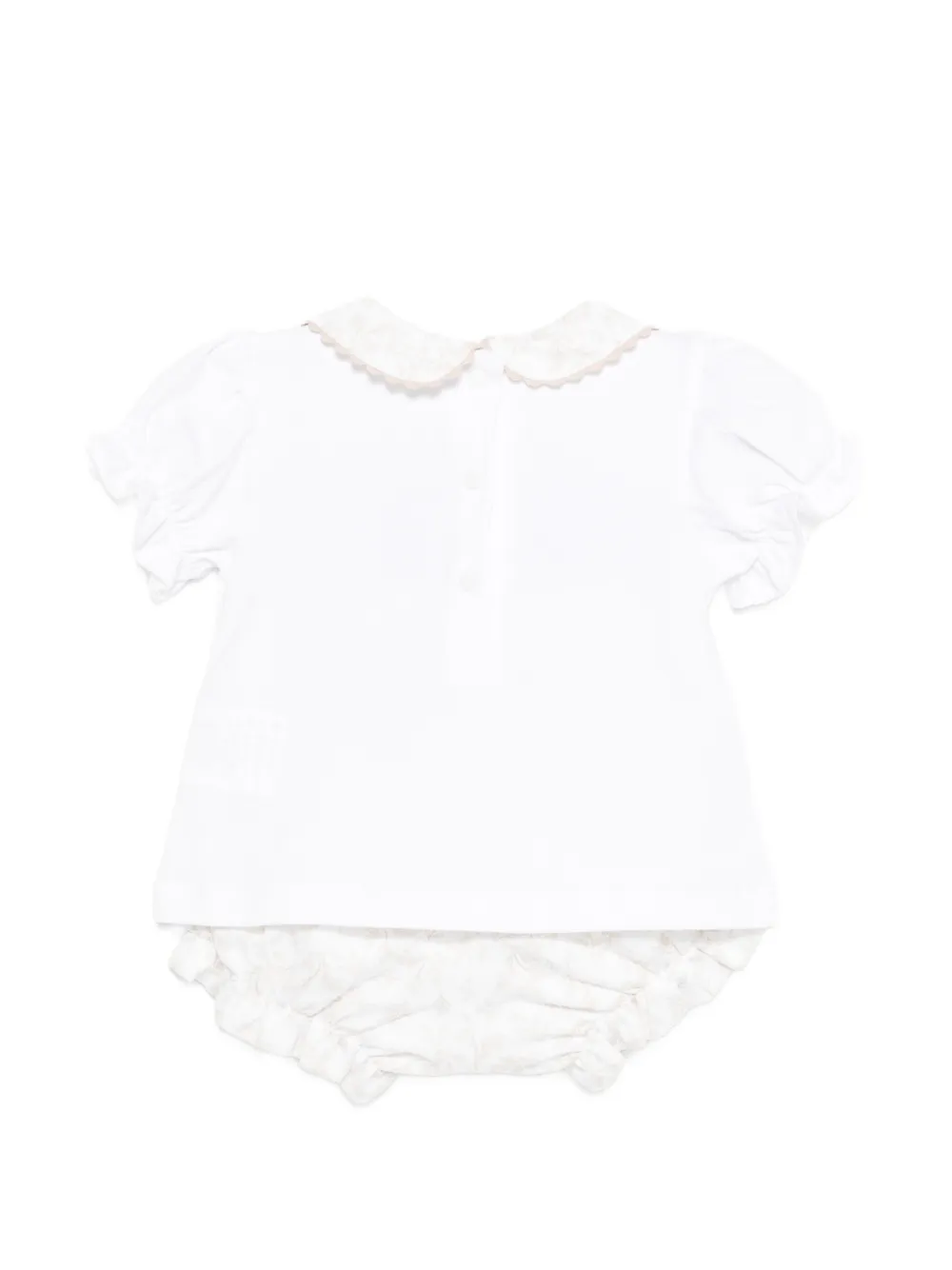 Patachou Rocking Horse shorts set Beige