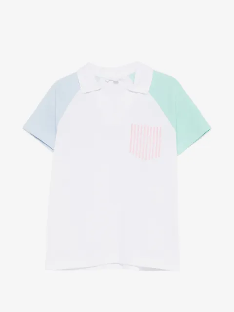 Patachou striped-pocket top