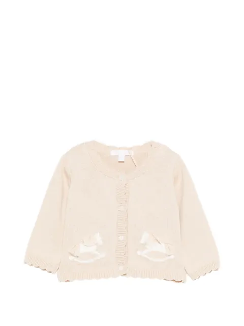 Patachou horse-motif cardigan