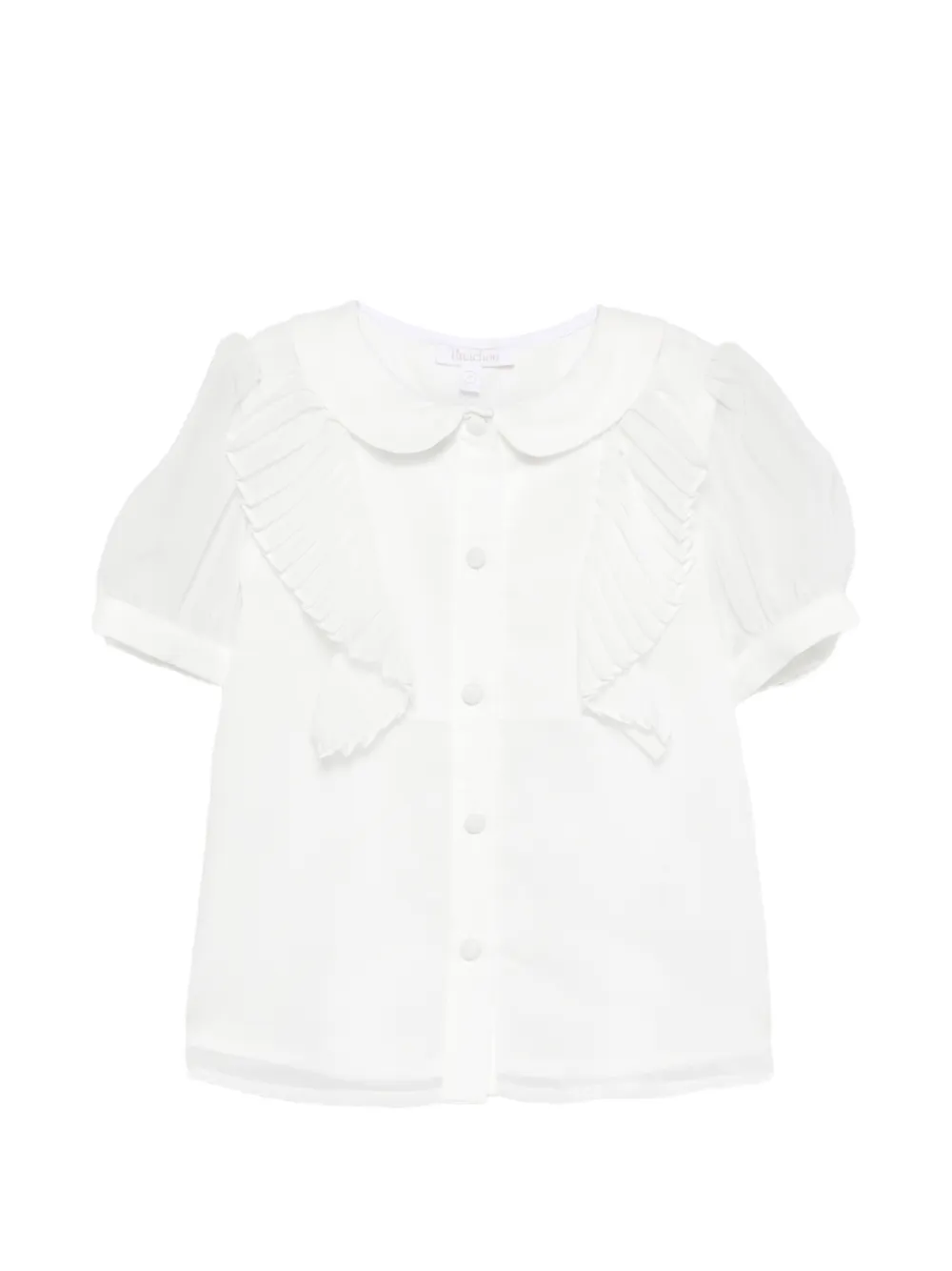 Patachou Blusa con ruches - Bianco
