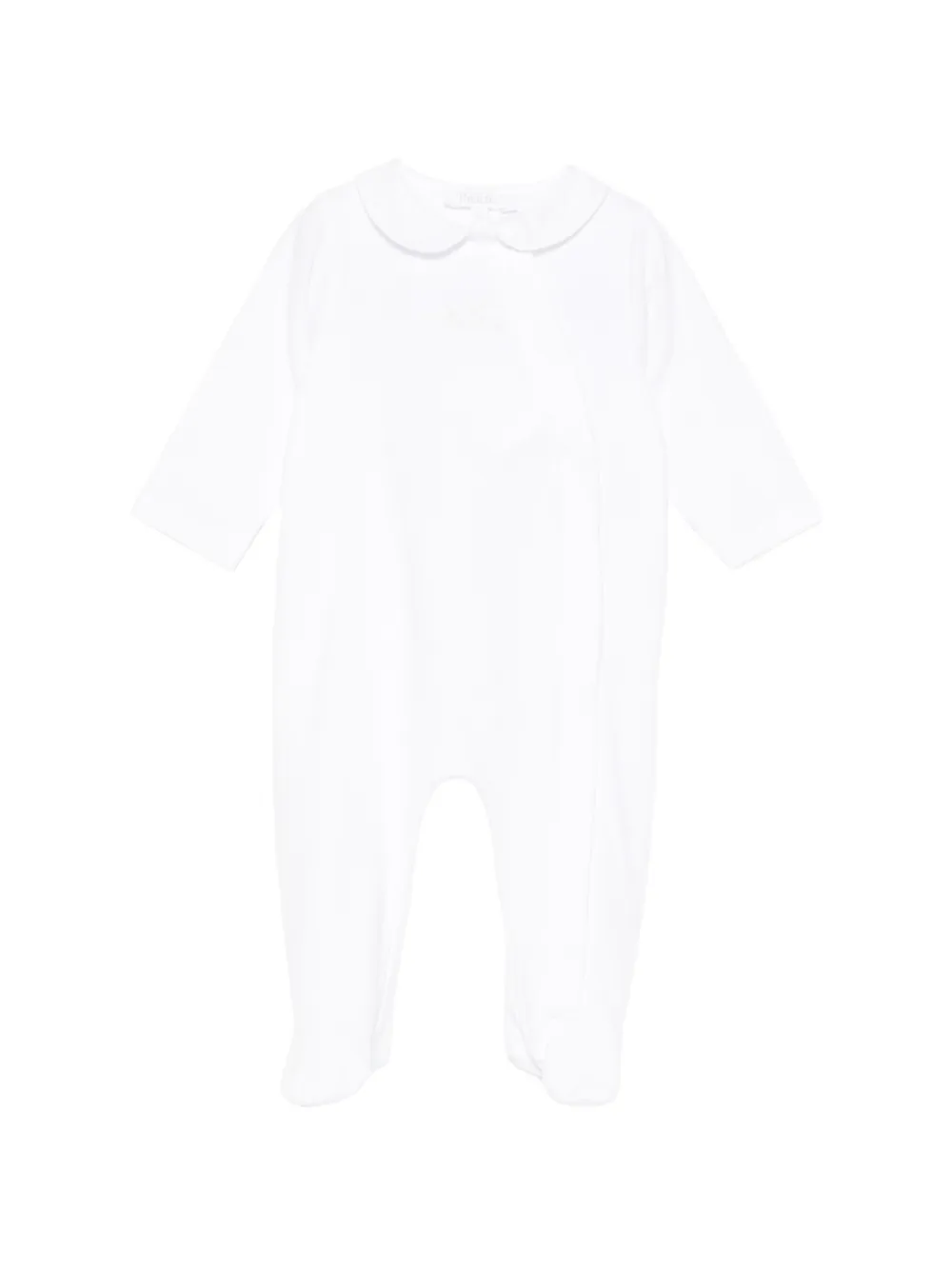 Patachou bear-embroidered pajamas - Bianco