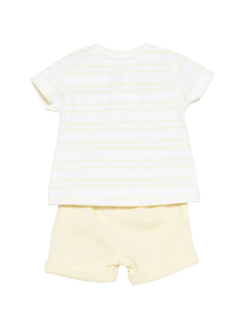 Patachou Gestreepte shorts set Geel