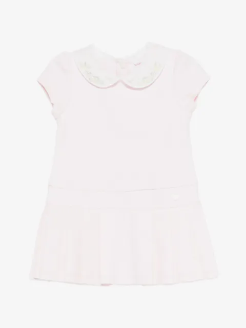 Patachou embroidered pleated dress