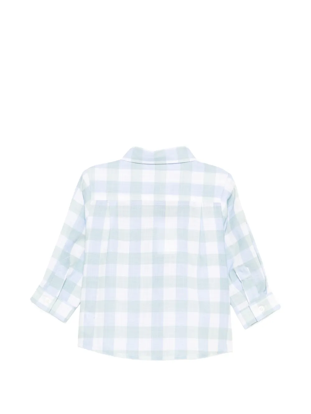 Patachou Geruit shirt Blauw