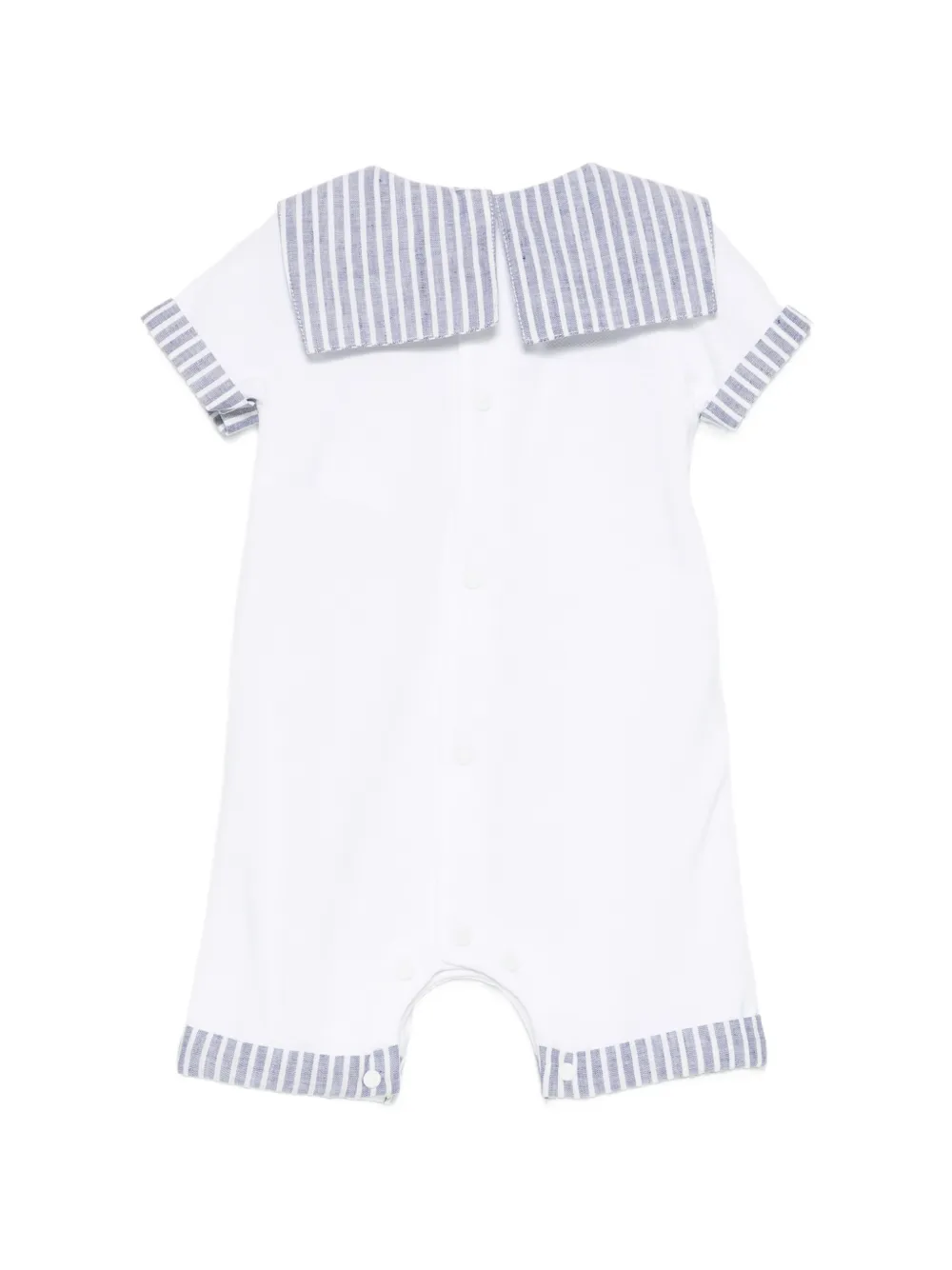  Patachou Striped Romper - White 