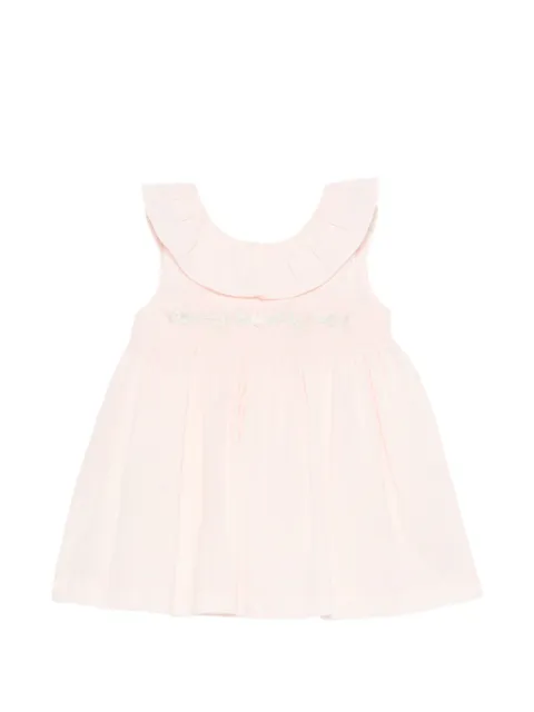 Patachou vestido bordado con volantes en el cuello