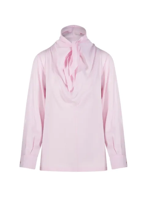 Max Mara pussy-bow top