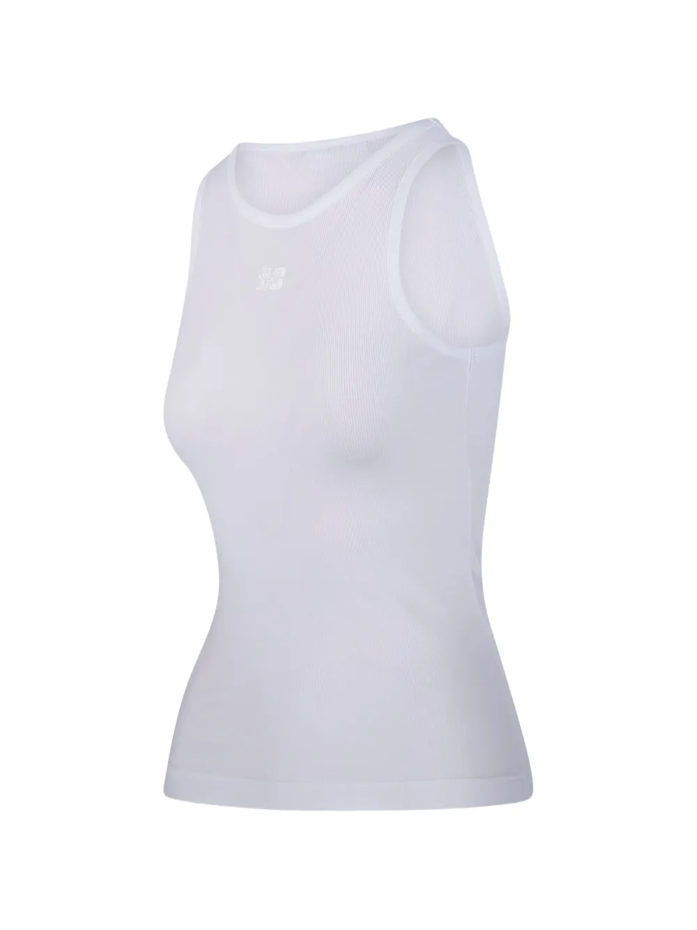  Ganni Ribbed Top - White 