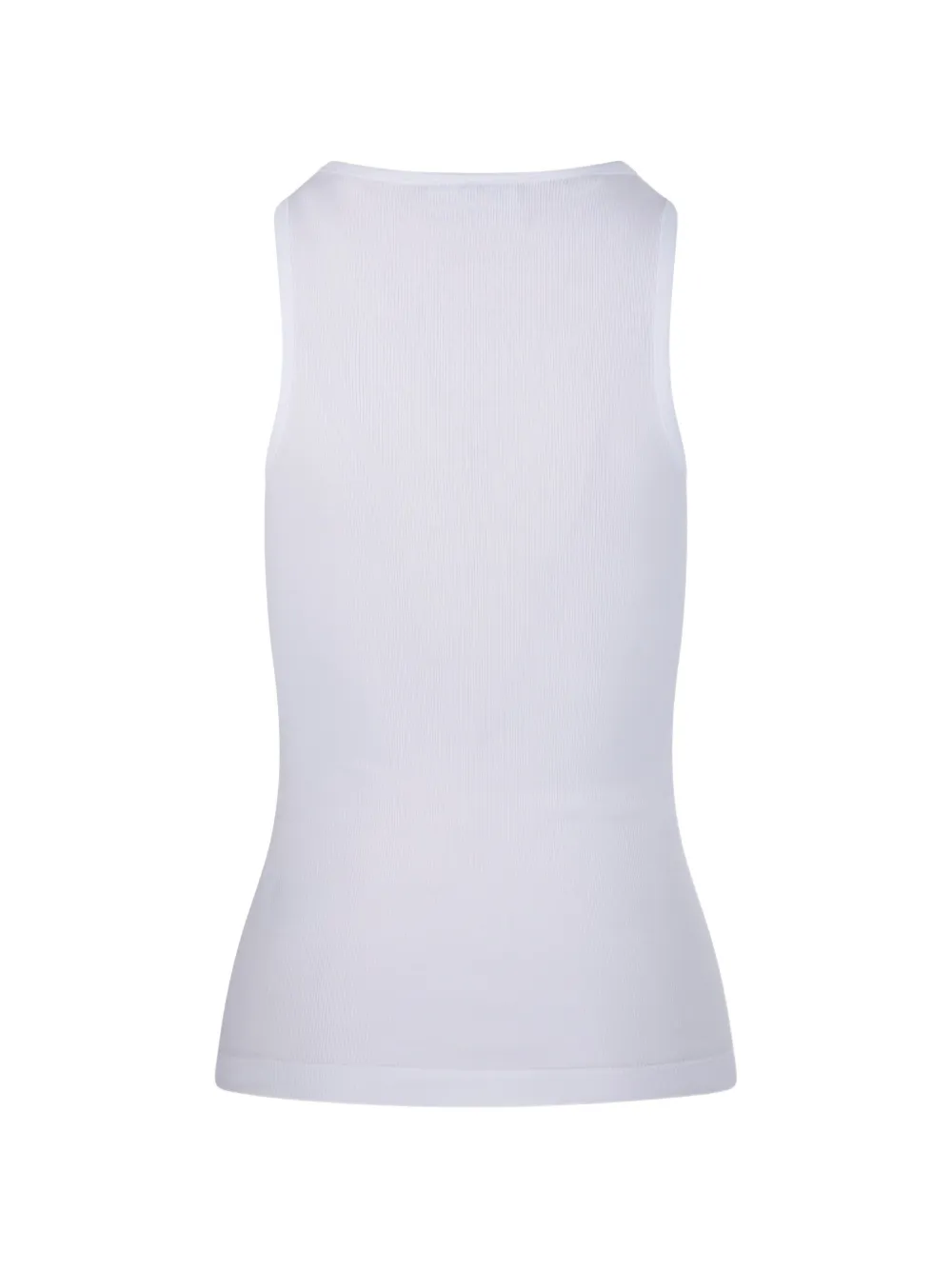  Ganni Ribbed Top - White 