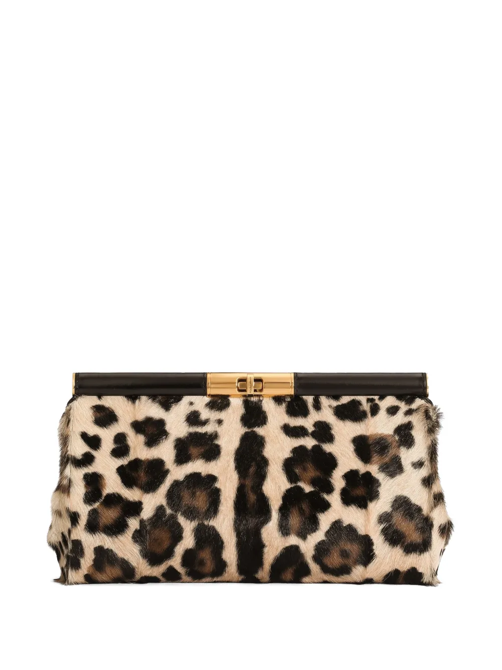 Dolce & Gabbana Marlene shoulder bag in leo kid leather - Toni neutri