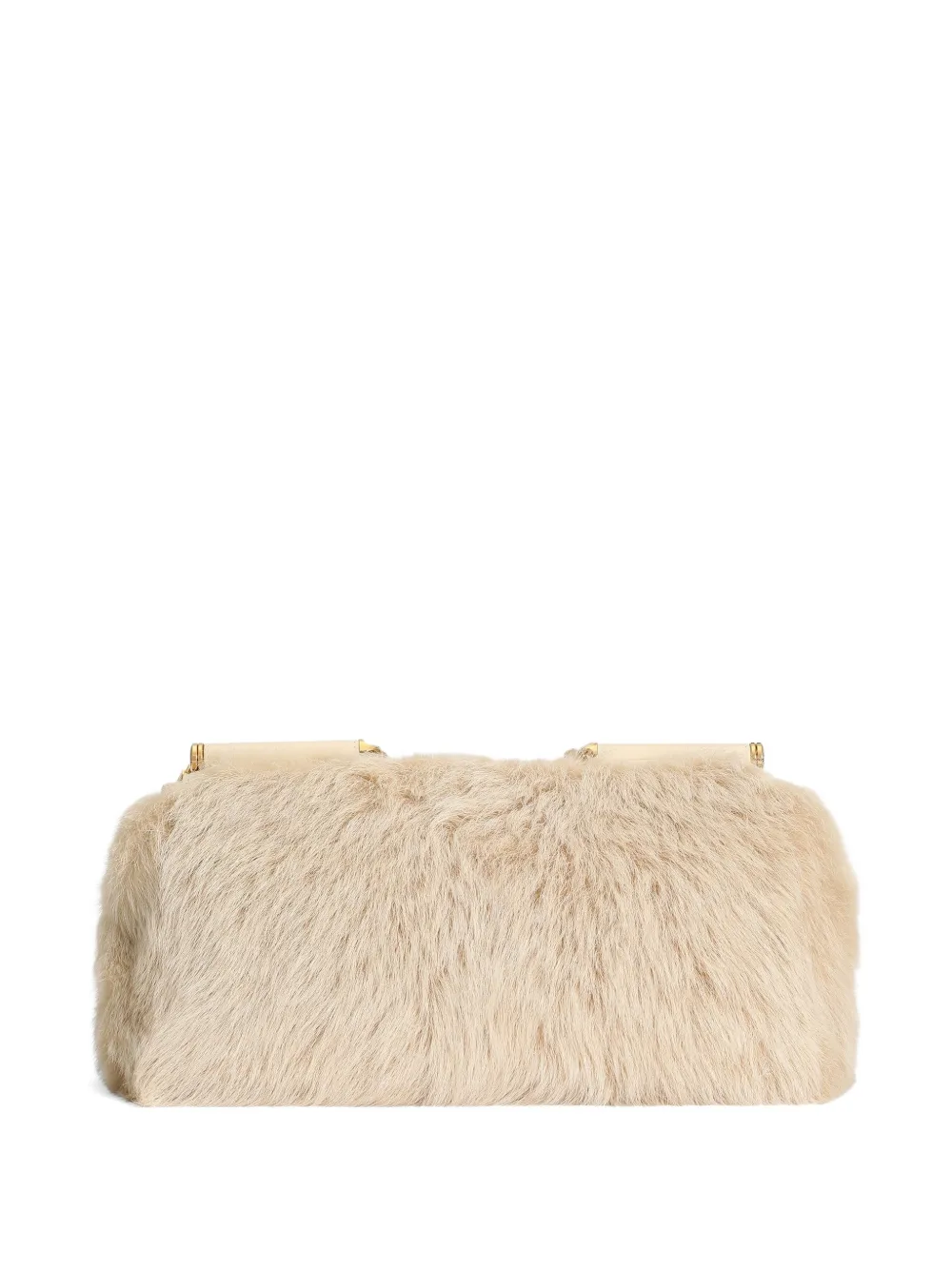 Dolce & Gabbana My Sicily shopper met bont vlak Beige
