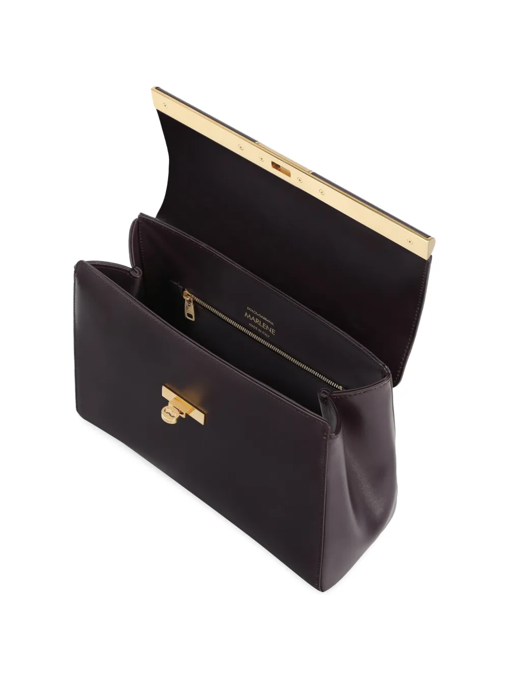 Dolce & Gabbana Marcie leren shopper Rood