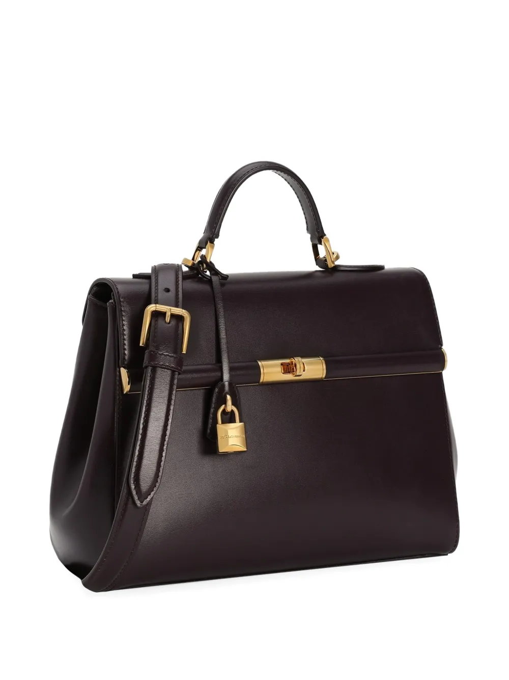 Dolce & Gabbana Marcie leren shopper Rood