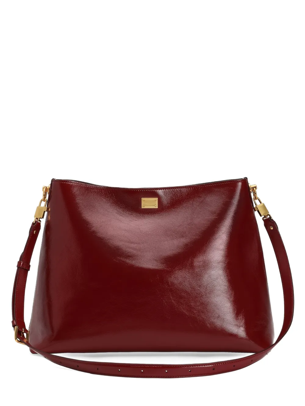 Dolce & Gabbana Borsa a tracolla Vittoria grande in pelle - Rosso