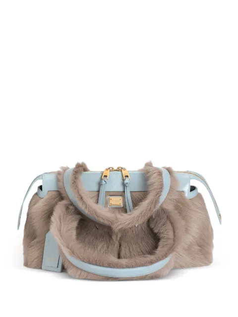Dolce & Gabbana Vittoria shoulder bag in shearling and calfskin