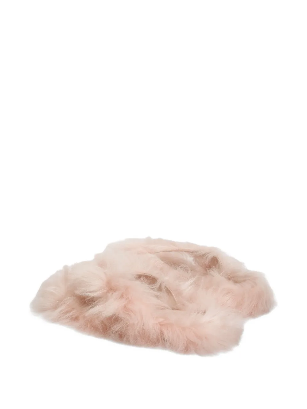 Dolce & Gabbana Lammy teenslippers Roze