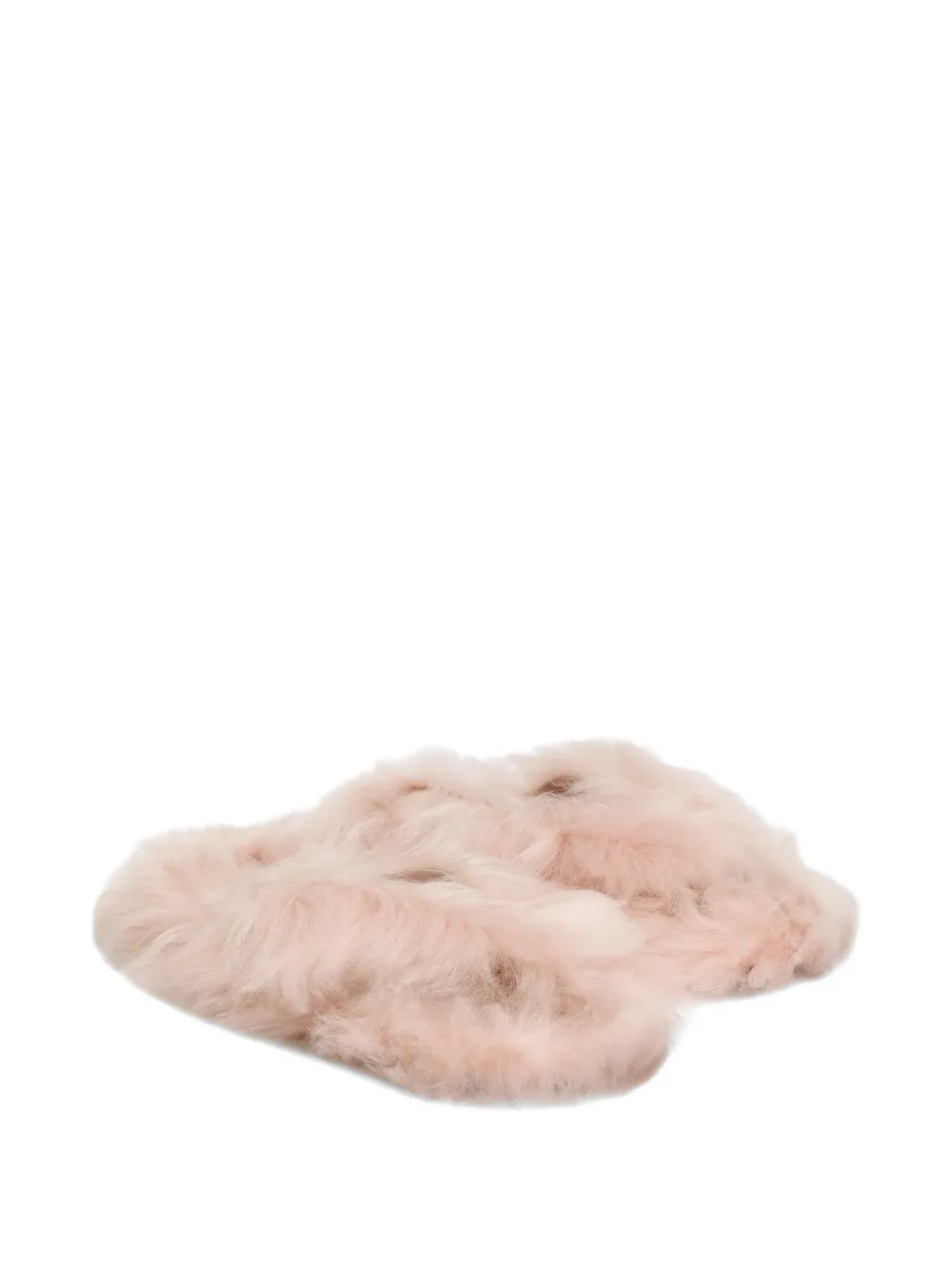 Dolce & Gabbana Lammy teenslippers Roze