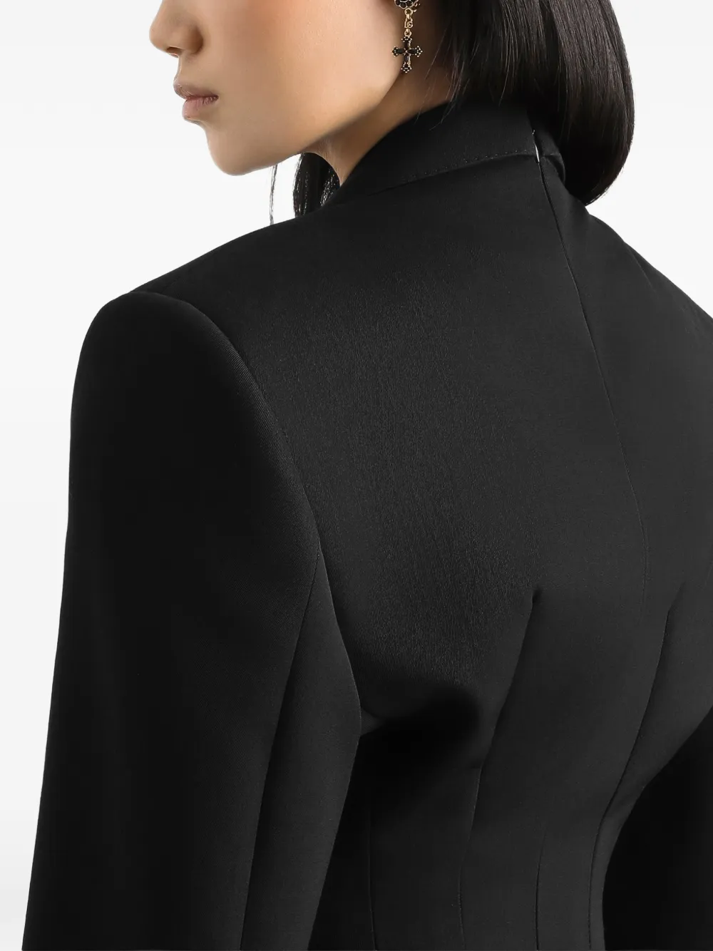 Dolce & Gabbana Jack met dubbele rij knopen Zwart