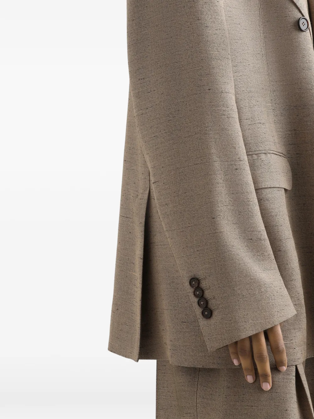 Dolce & Gabbana Jack met dubbele rij knopen Beige