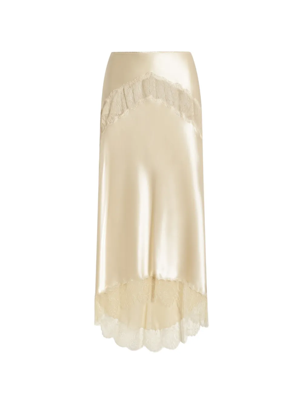 Dolce & Gabbana silk satin skirt - Toni neutri
