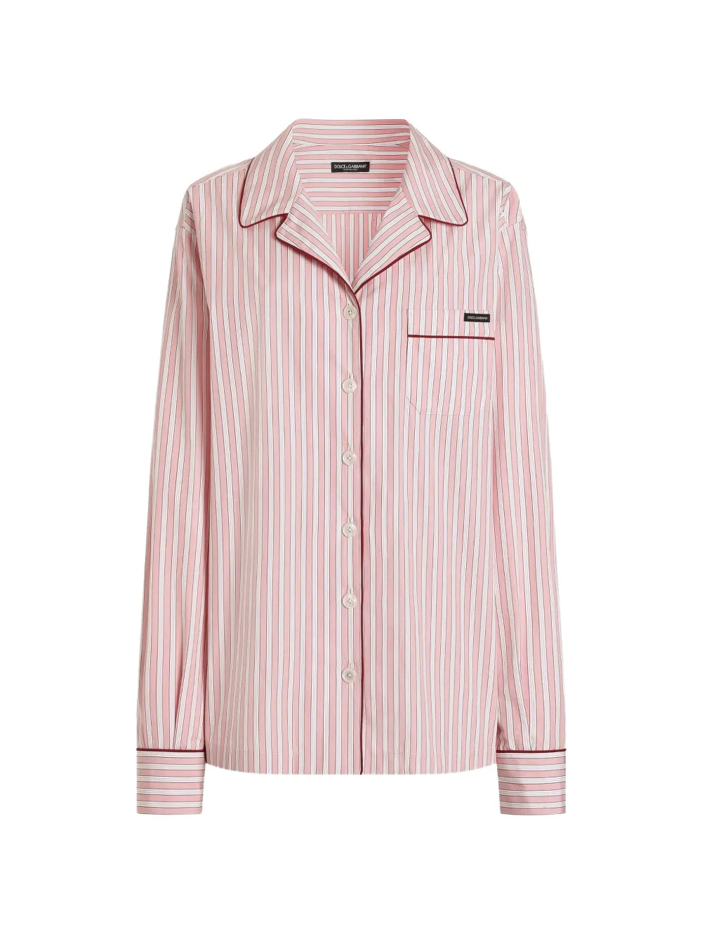 Dolce & Gabbana Camicia a righe - Rosa