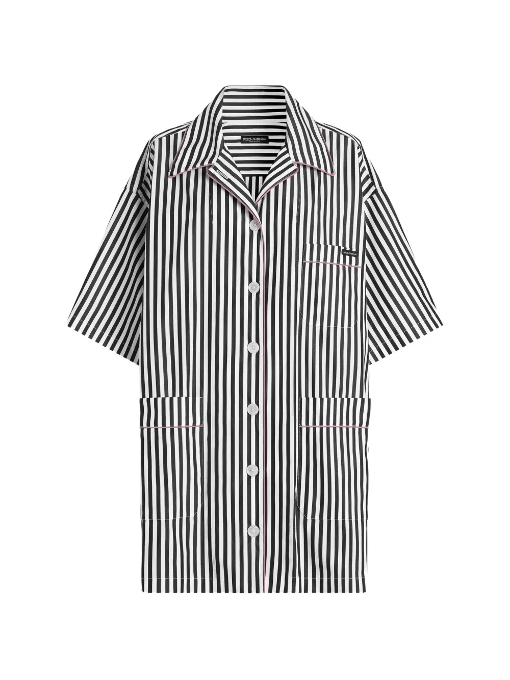 Dolce & Gabbana Camicia a righe - Nero