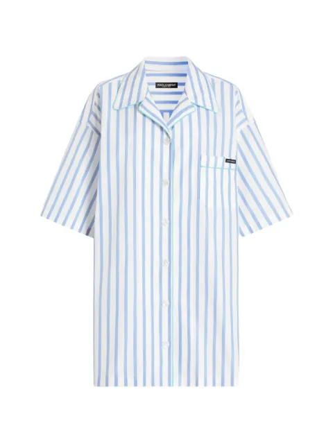 Dolce & Gabbana chest-pocket striped shirt