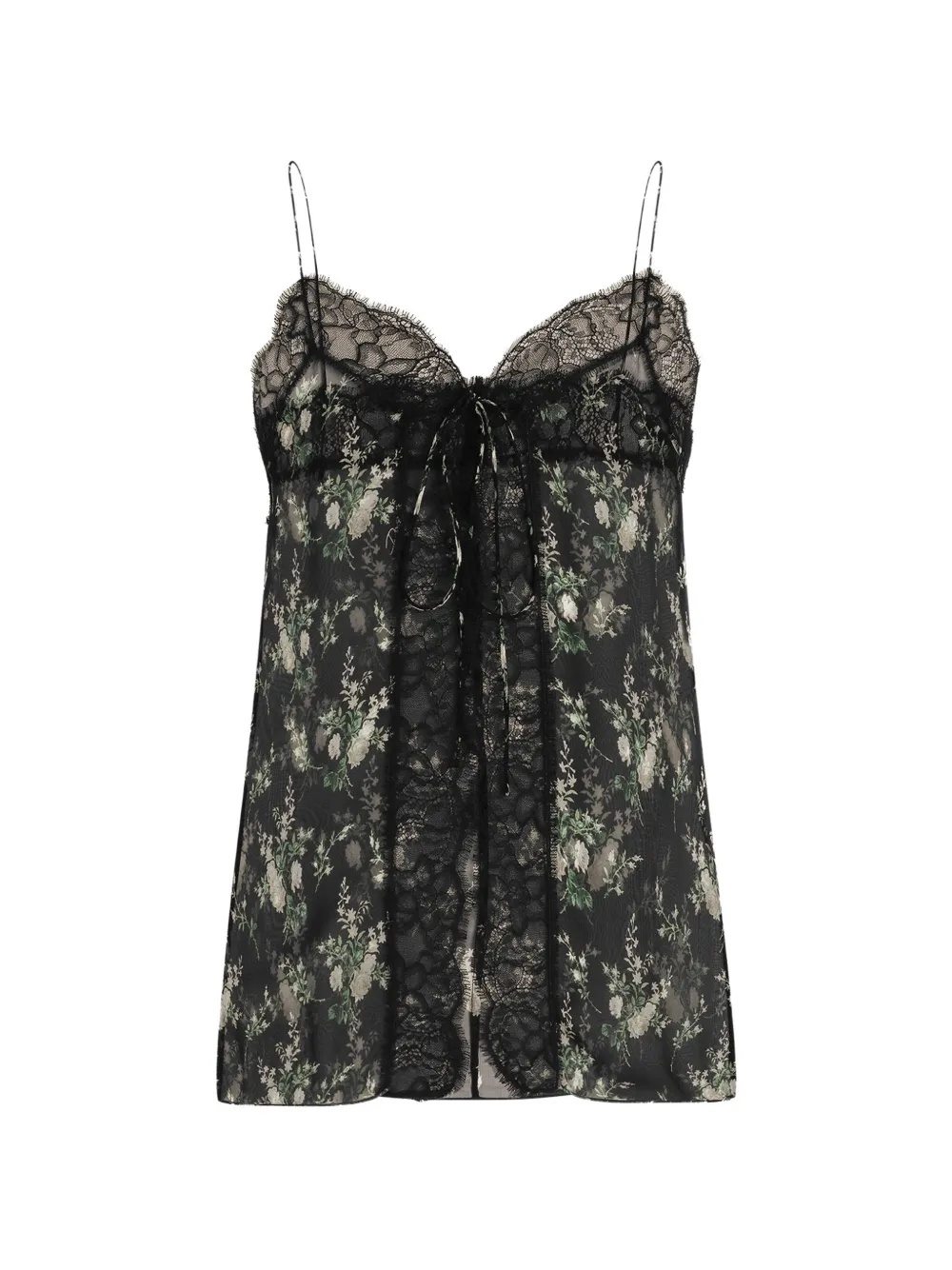 Dolce & Gabbana Top a fiori - Nero