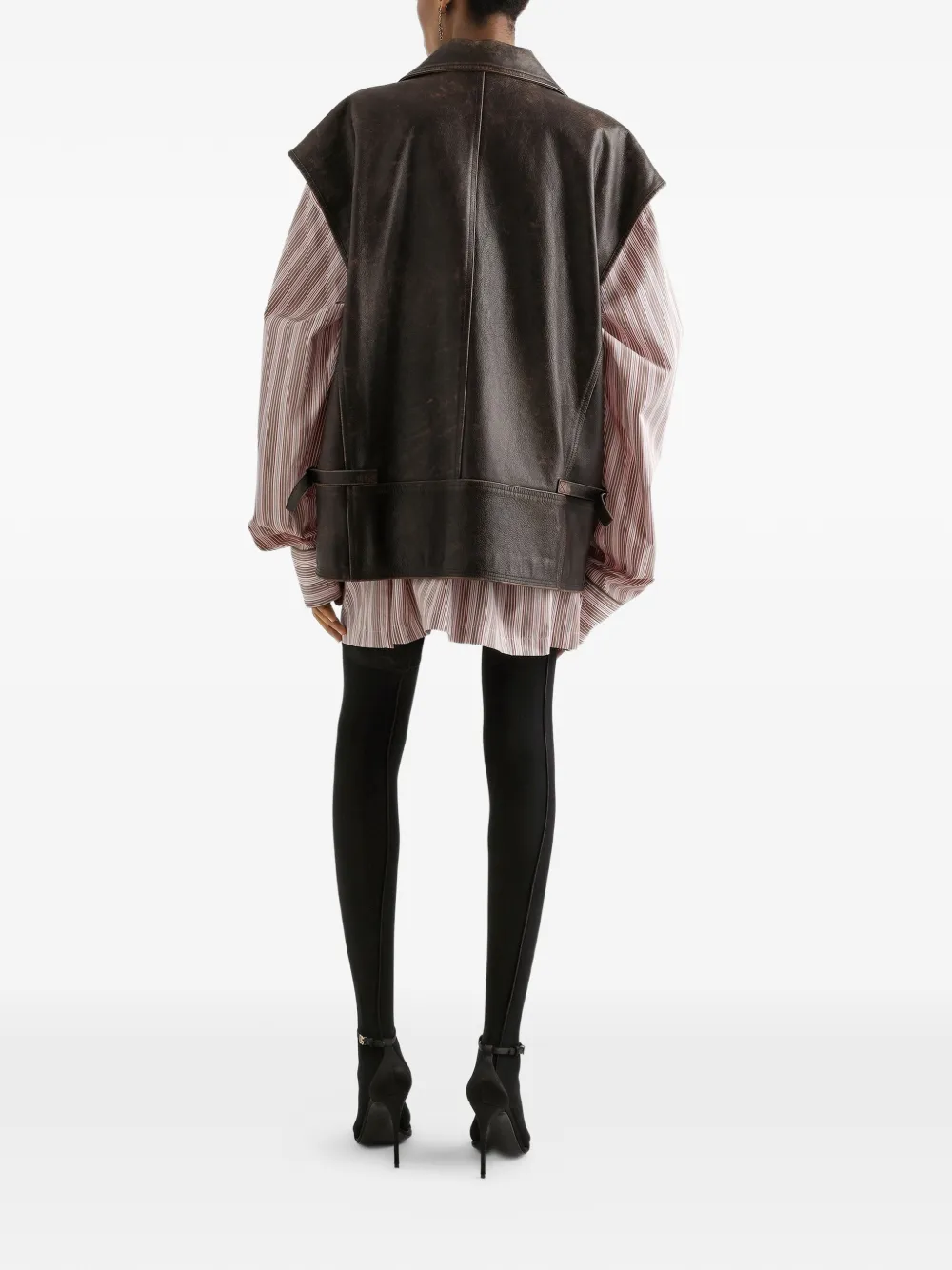 Dolce & Gabbana Leren spencer Bruin