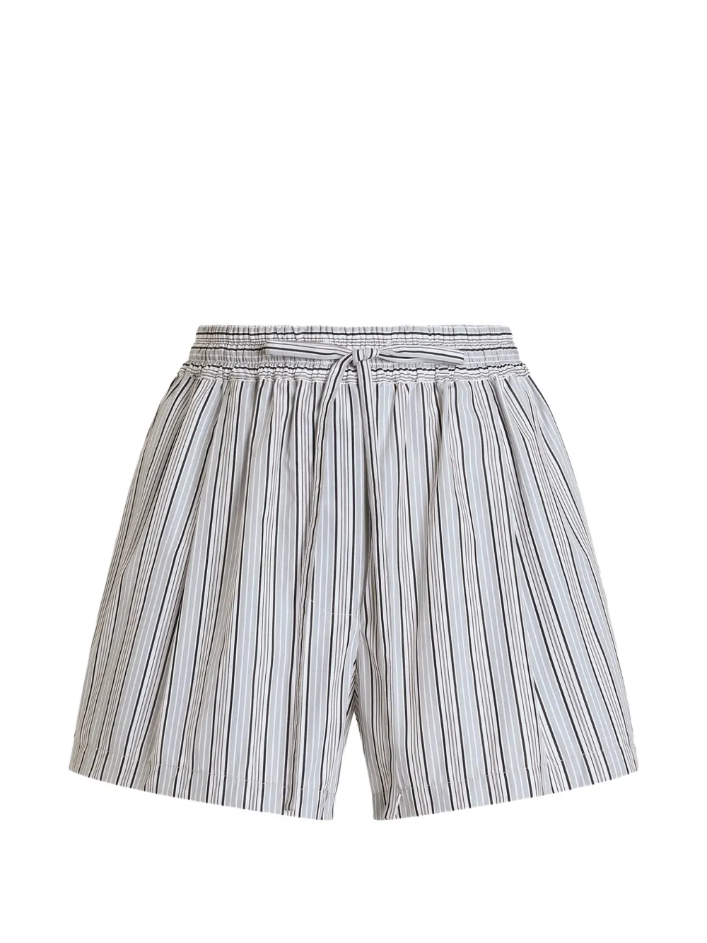 Dolce & Gabbana Shorts a righe con coulisse - Grigio