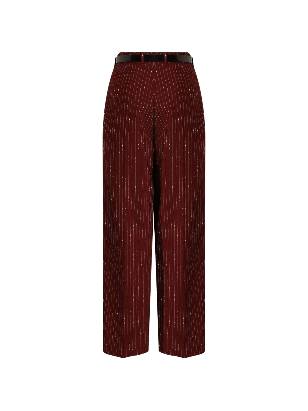 Dolce & Gabbana Broek met krijtstreep Rood