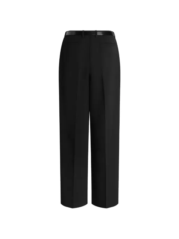 Dolce & Gabbana Wool Gabardine Trousers | Black | FARFETCH