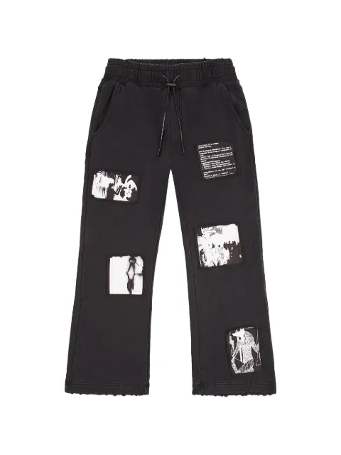 RTA Griffin patch track pants