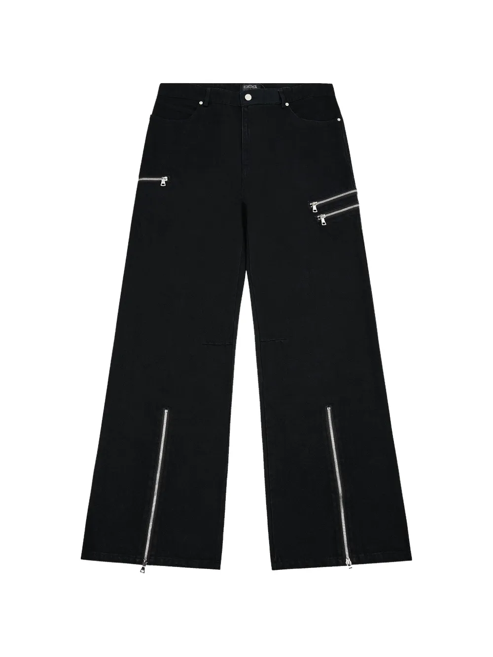 RTA x DDG Rio zip-detail jeans - Nero