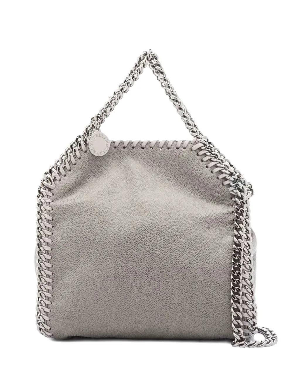 Stella McCartney Borsa a spalla con catena - Grigio