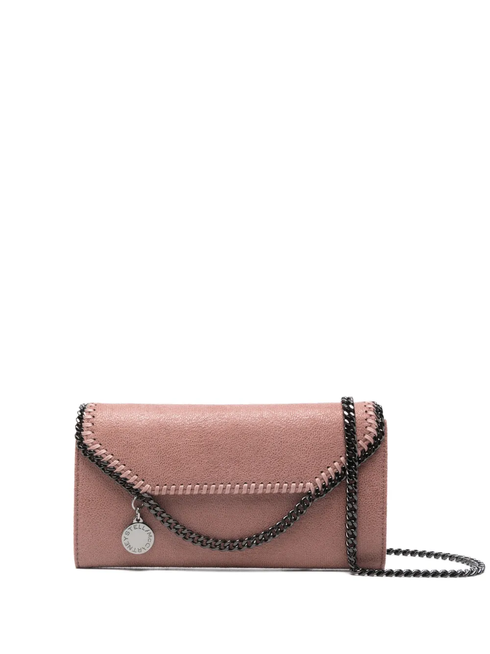 Stella McCartney stitch detail satchel - Rosa