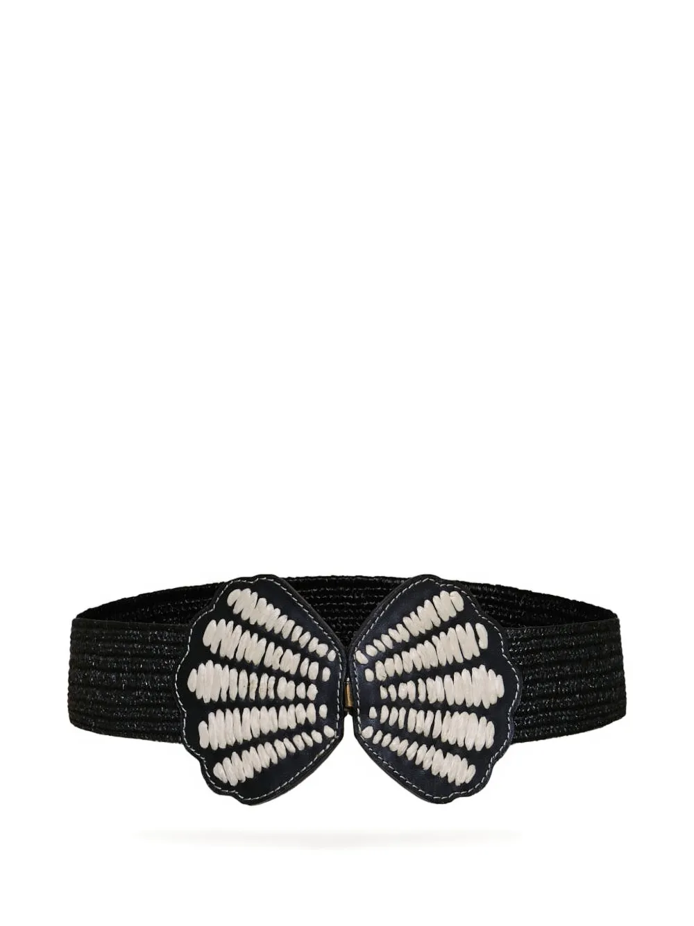 Johanna Ortiz Boho Seashells belt - Nero