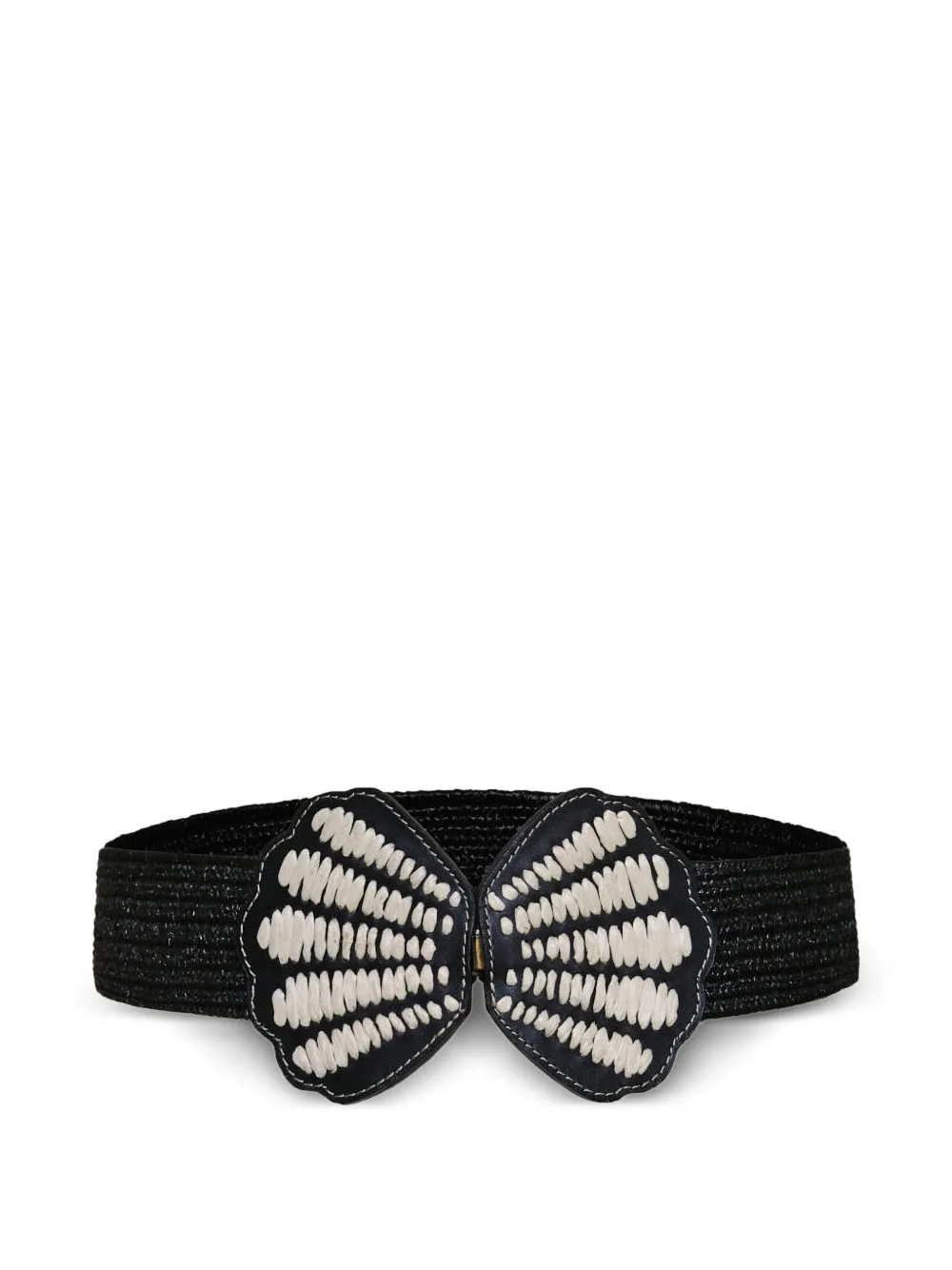 Johanna Ortiz Boho Seashells belt - Nero