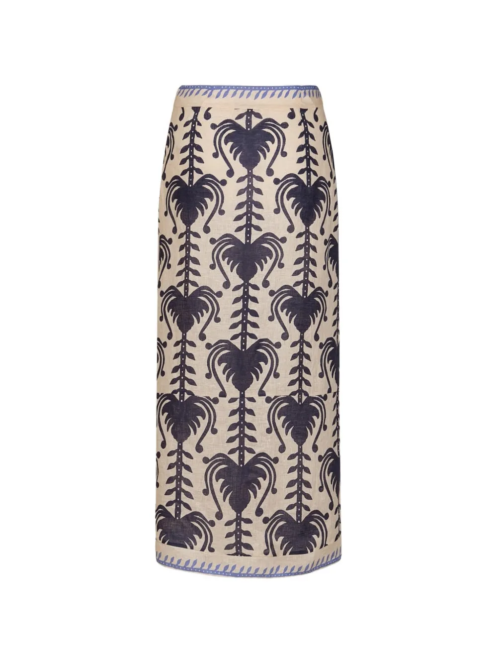 Johanna Ortiz Deep Blue Sea midi skirt - Beige