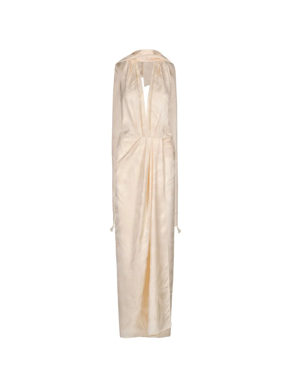 Johanna Ortiz Wildly Beautiful midi-jurk Beige