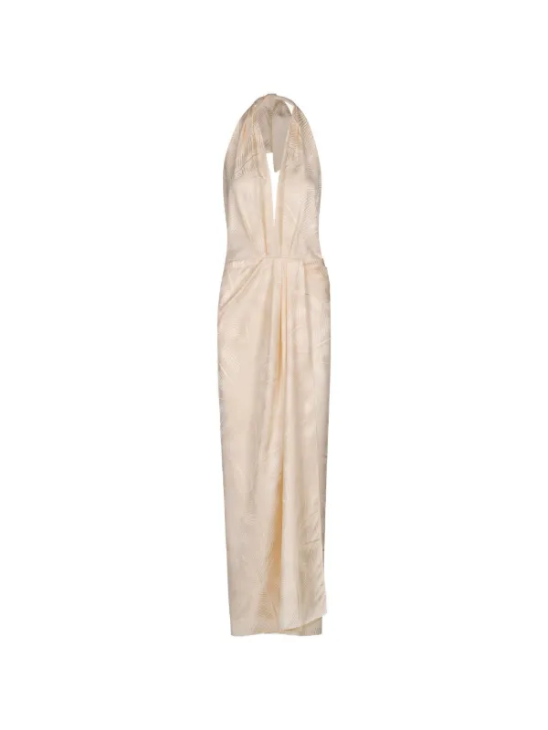 Johanna Ortiz Wildly Beautiful Midi Dress in Neutrals