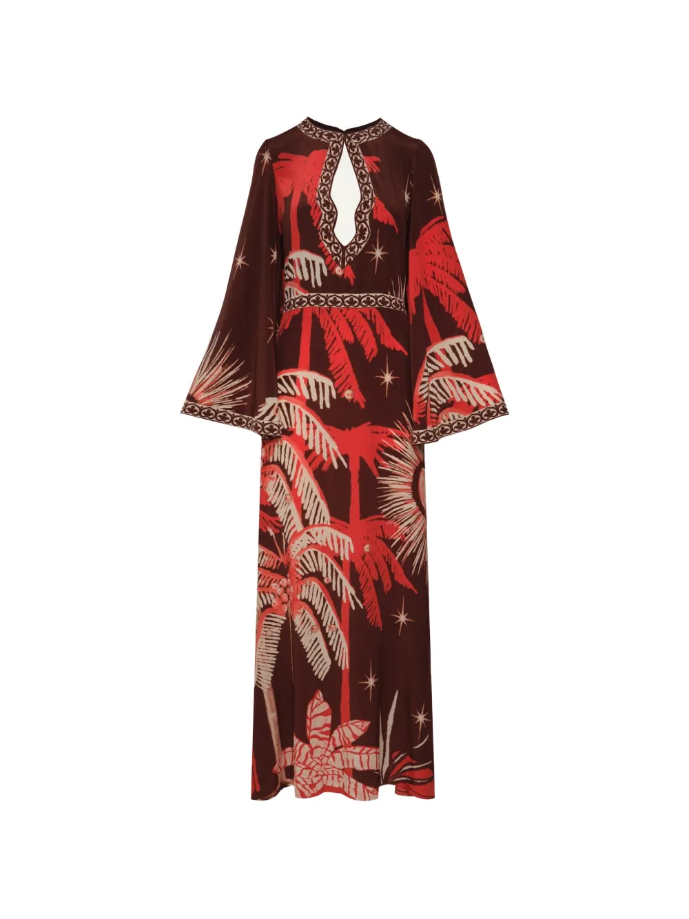 Johanna Ortiz Leyenda Del Tiempo maxi dress - Marrone