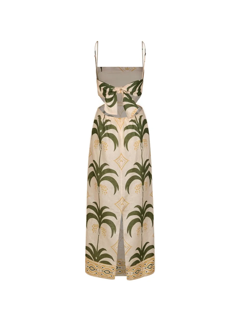 Johanna Ortiz Tactile Winds midi dress - Beige