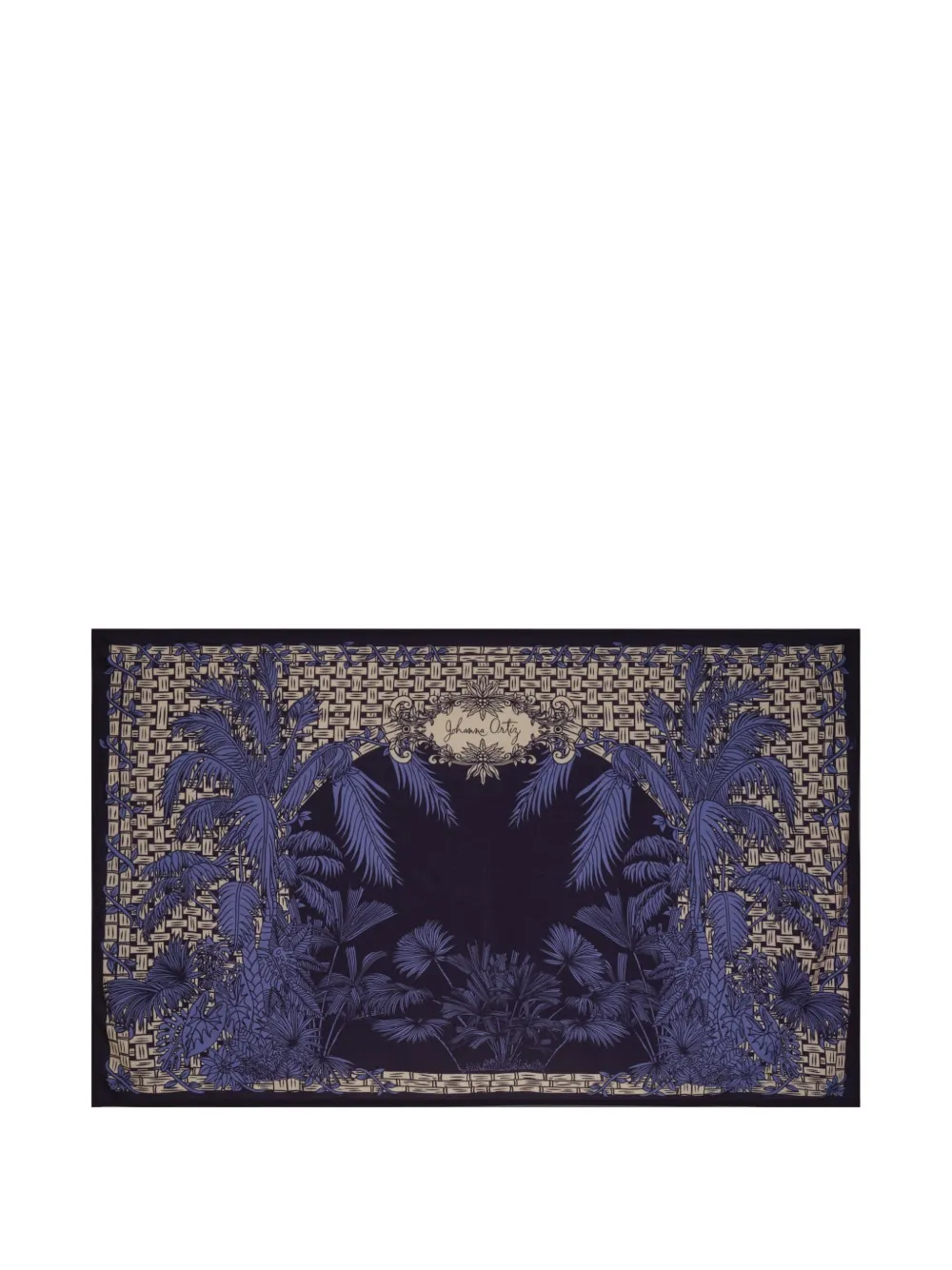 Johanna Ortiz Harmonic Garden scarve - Blu