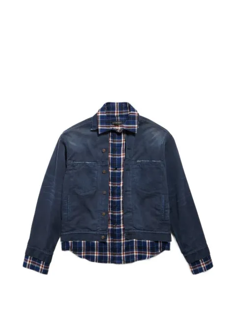 Balenciaga patched shirt jacket
